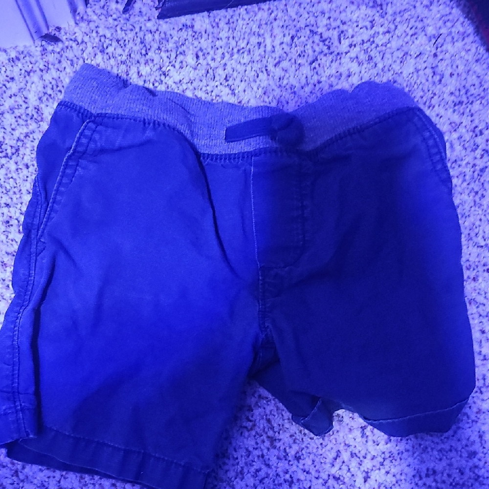 Blue Casual Shorts